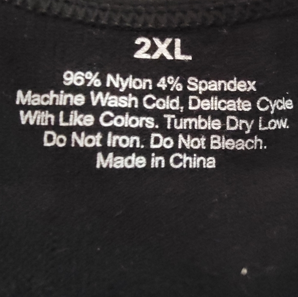 2 Black Bra Tank Shirts  XL Cup B Stratchy BRAND NEW - Picture 6 of 6